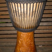POWERFUL DRUMS :: AFRICAN (GHANA) BUILT DJEMBE